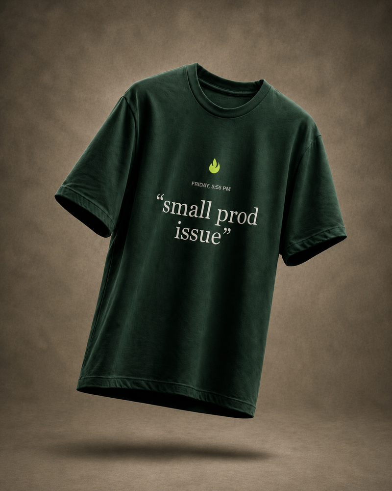 "small prod issue" — flat