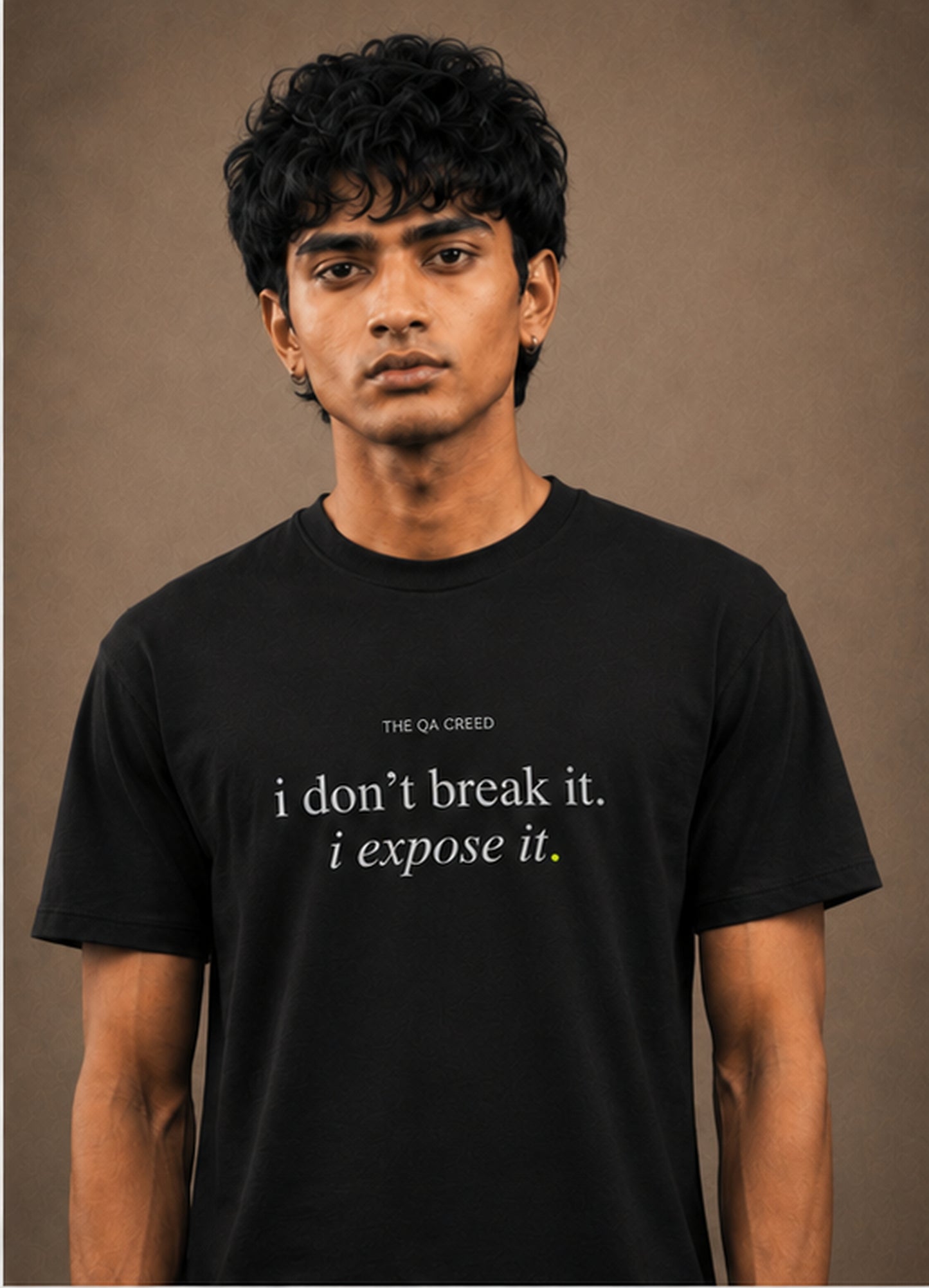 i don't break it. i expose it. — black medium