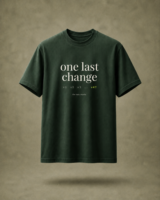 one last change. — flat
