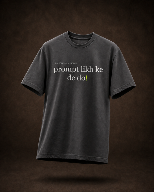 prompt likh ke de do! — flat