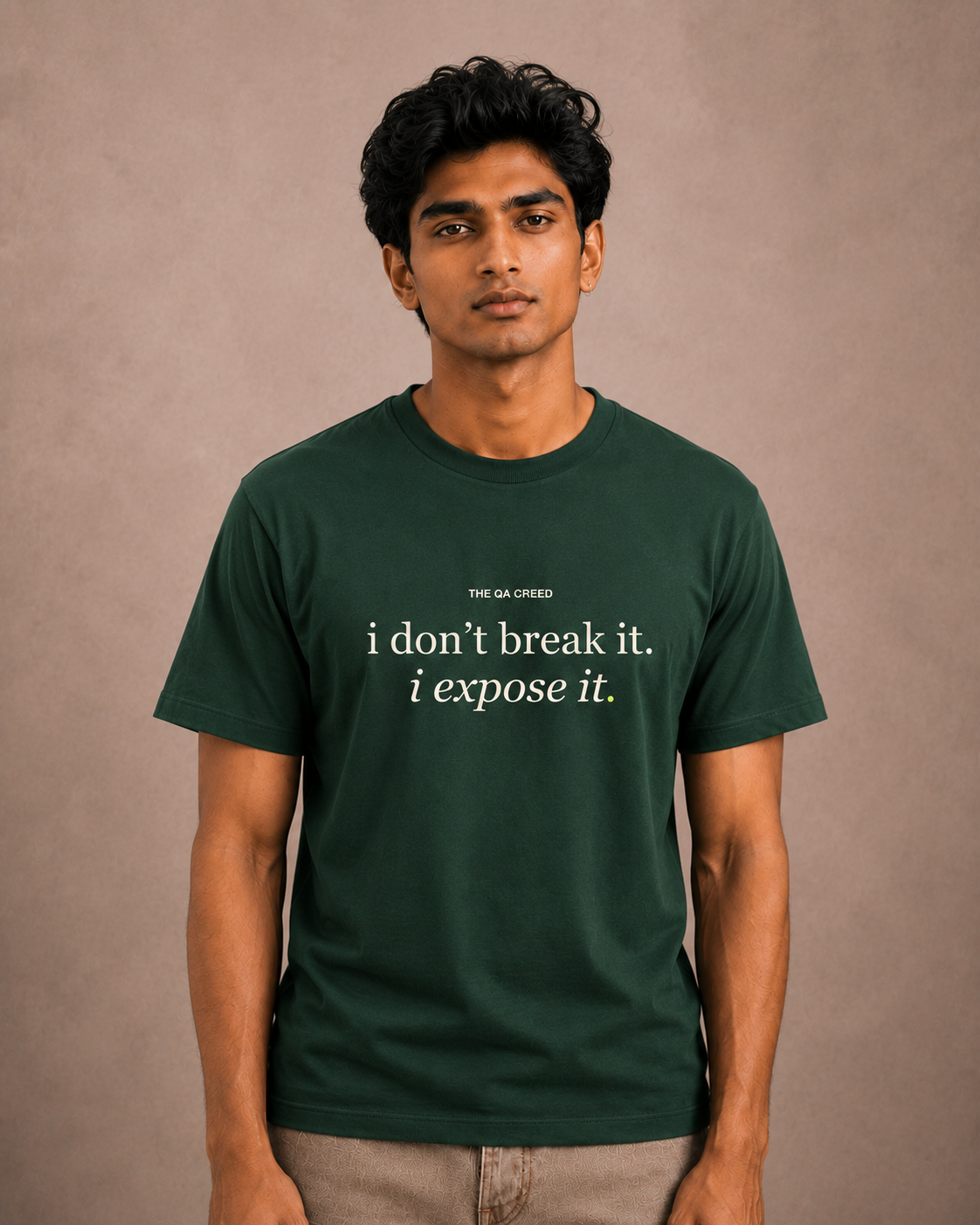 i don't break it. i expose it. — green closeup