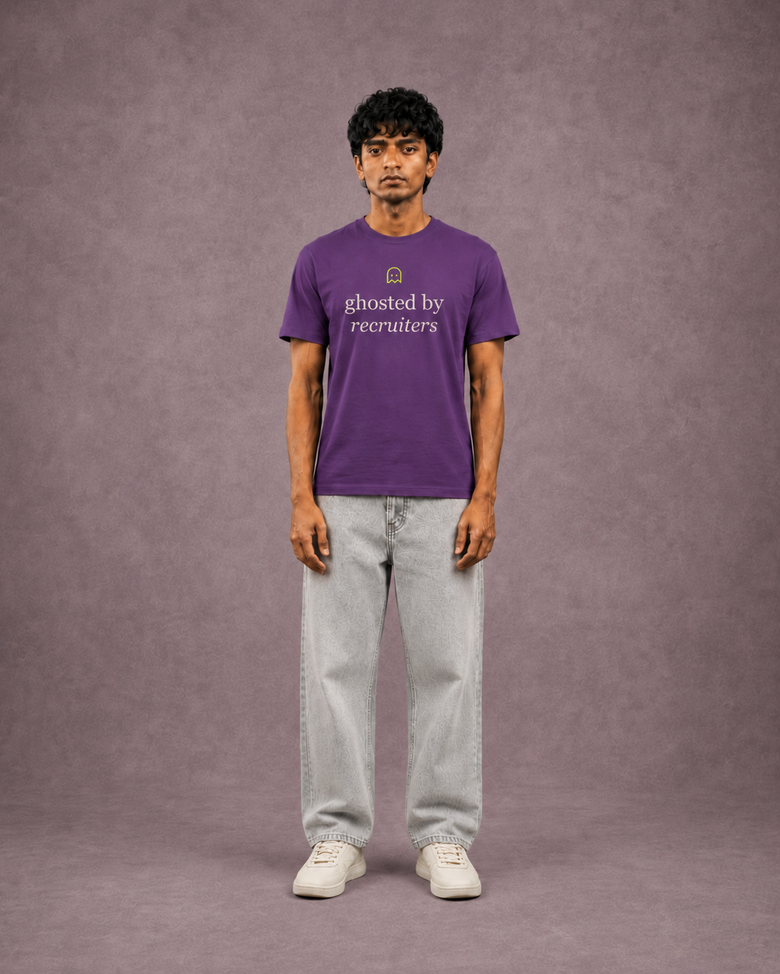 ghosted by recruiters — purple front