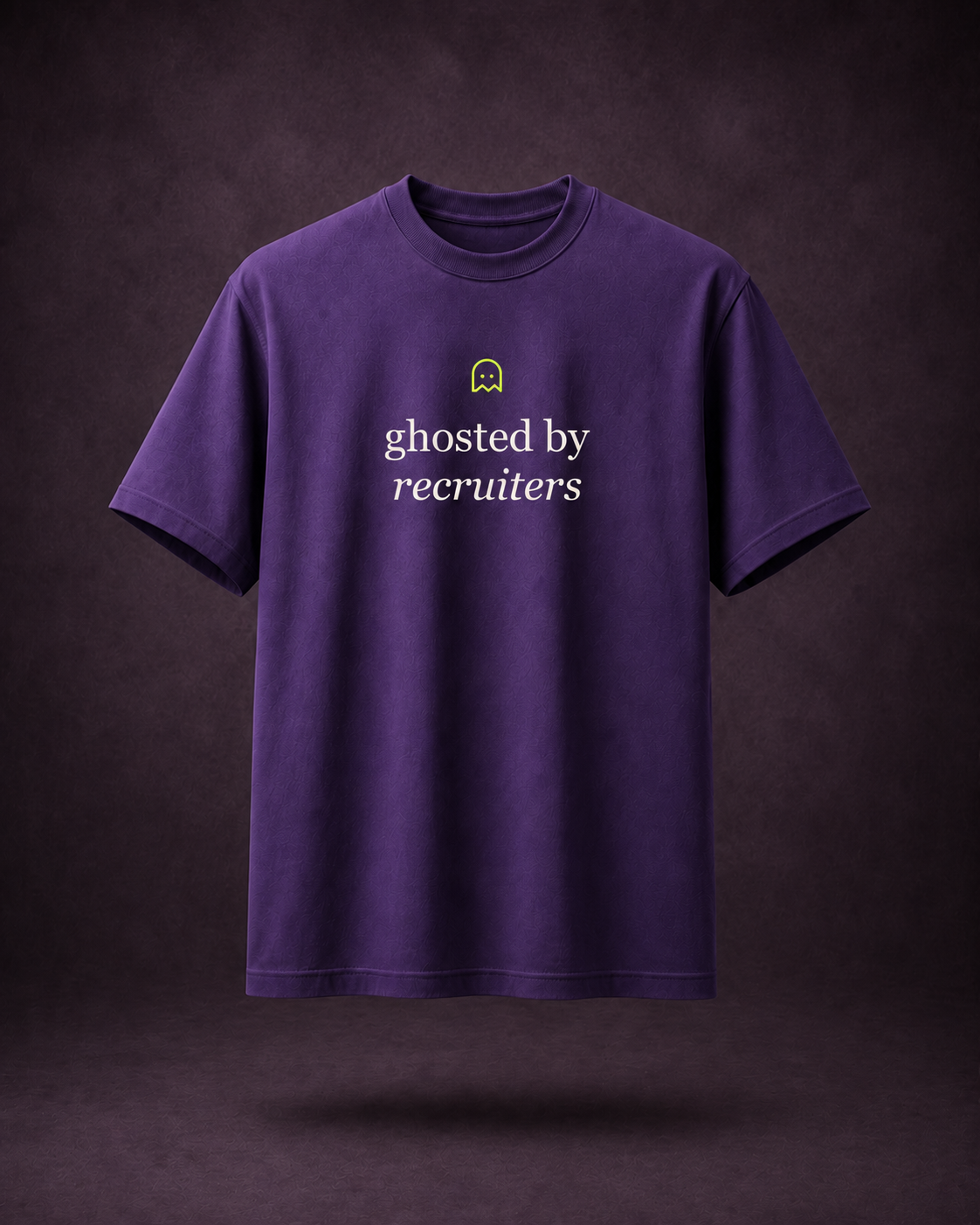 ghosted by recruiters — purple flat