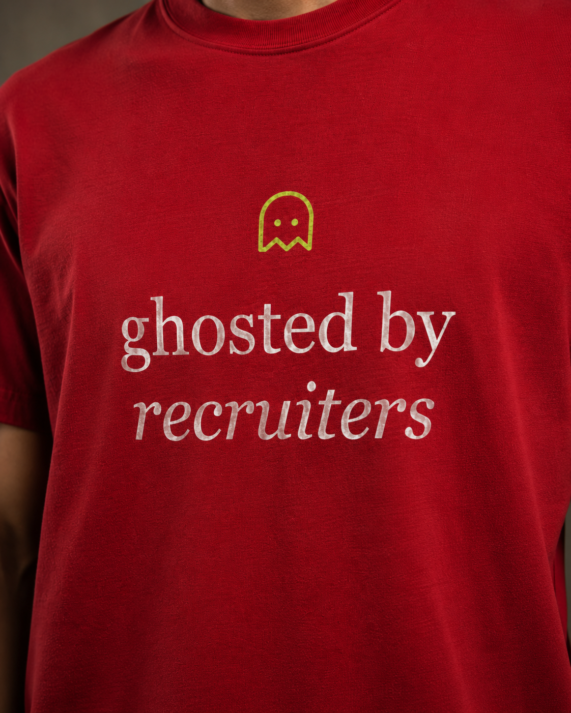 ghosted by recruiters — red detail